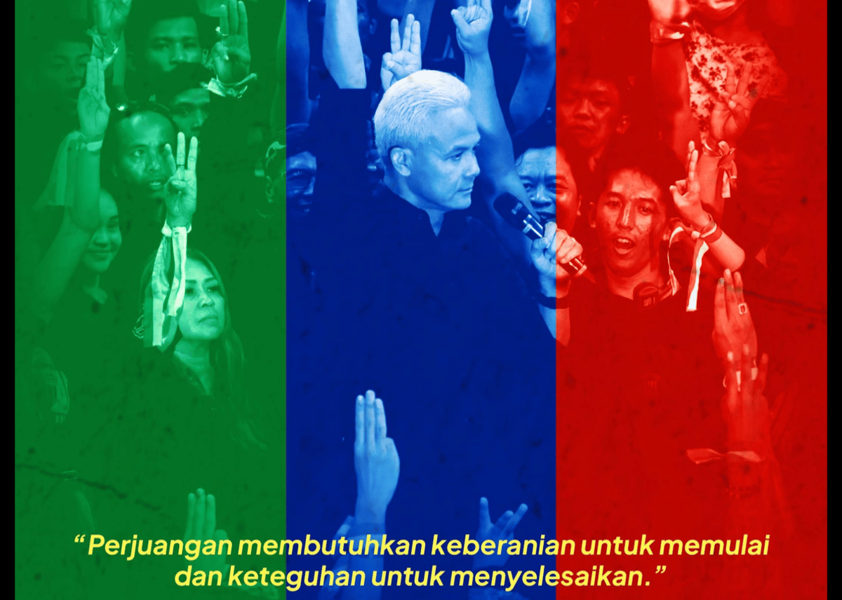 Arti Warna Merah, Biru, dan Hijau pada Demo Hari Ini