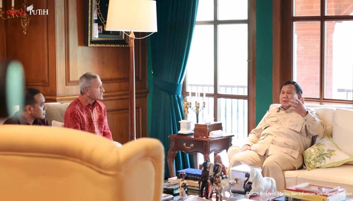 Prabowo dan Menlu Singapura Gelar Pertemuan Tertutup di Hambalang