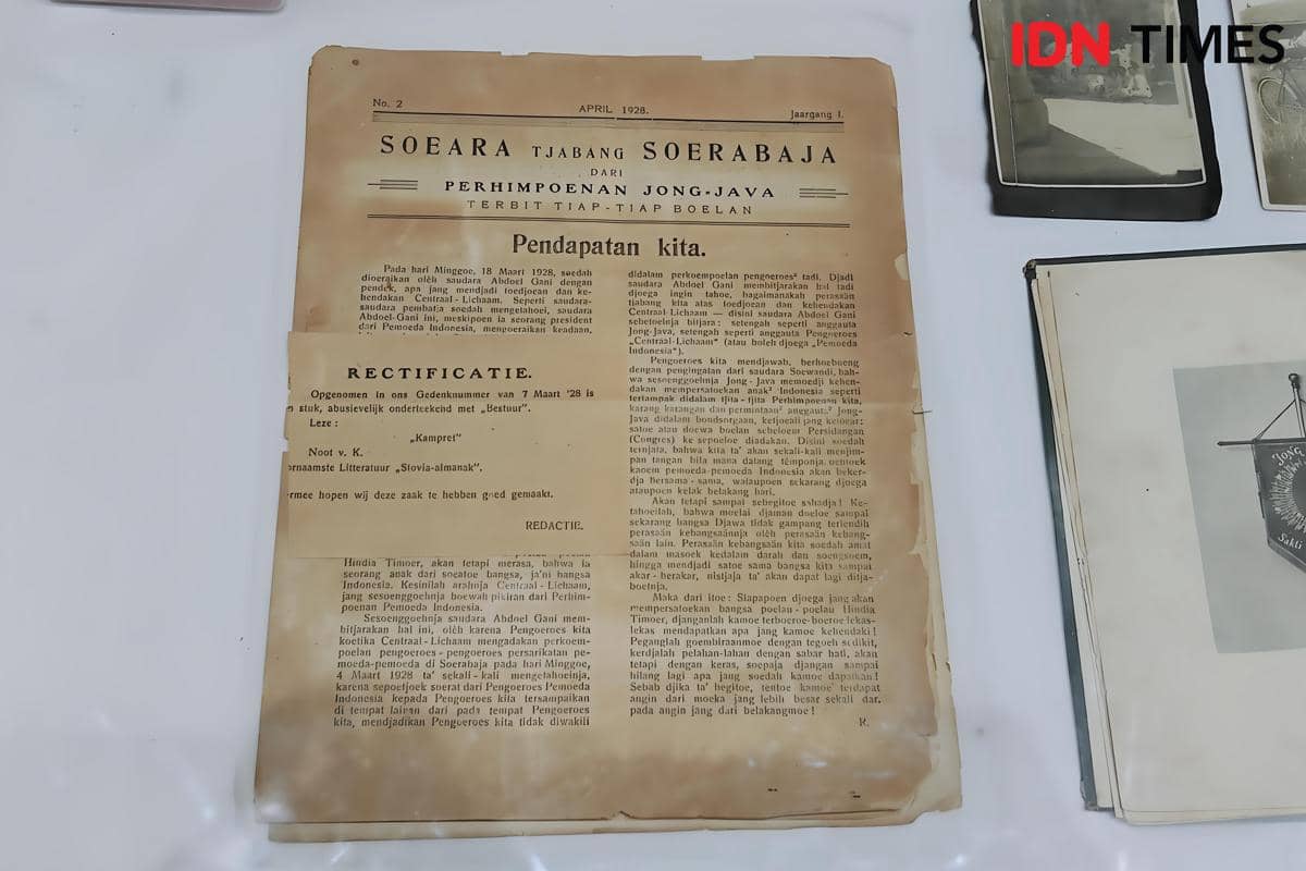 Menilik Jejak Pemuda Melalui Koleksi Bersejarah Museum Sumpah Pemuda