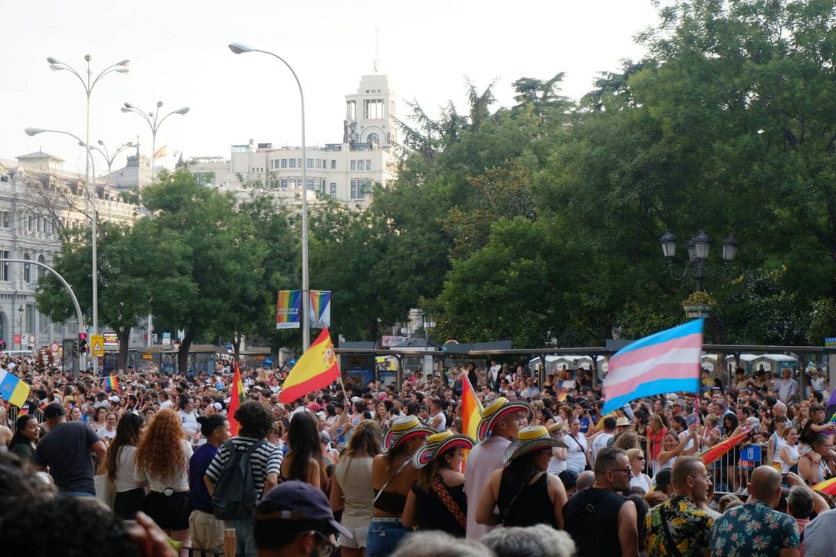 suasana demonstrasi di Spanyol 