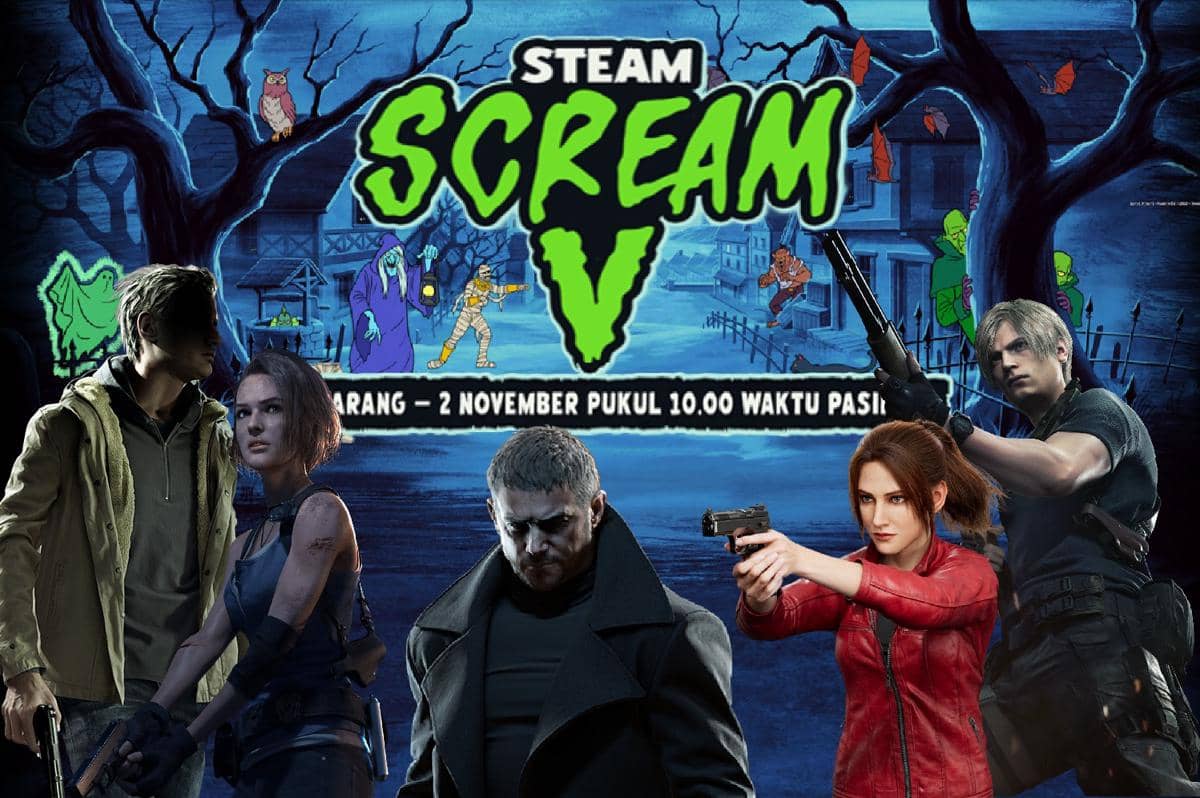 5 Diskon Game Resident Evil di Steam Scream Fest 2026
