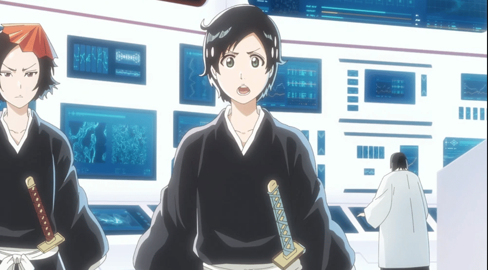 Potret Ryunosuke, karakter dalam anime Bleach: Thousand-Year Blood War, dari dokumentasi Studio Pierrot.