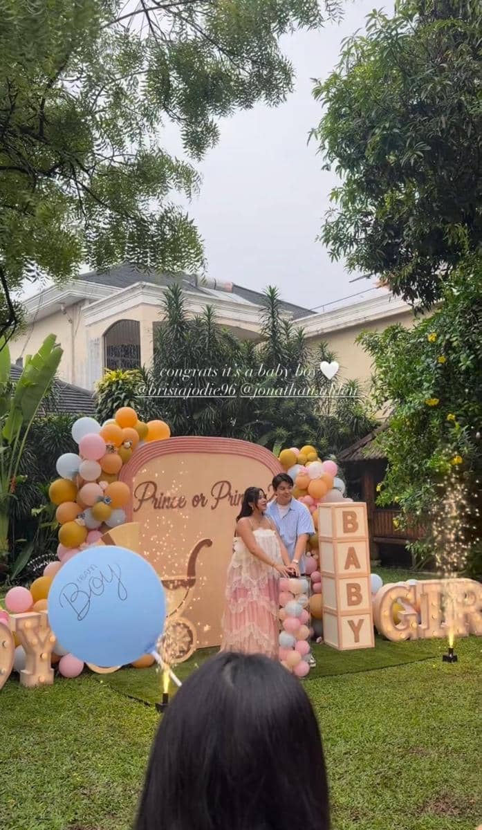 Dekorasi Gender Reveal Brisia Jodie (instagram.com/nabilataqiyyah)