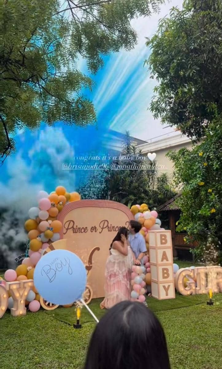 Dekorasi Gender Reveal Brisia Jodie (instagram.com/nabilataqiyyah)